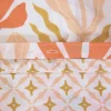 Conjunto de cama reversível com estampa floral para 2 lugares