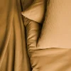 Conjunto de capas de edredão de algodão 2 lugares mel