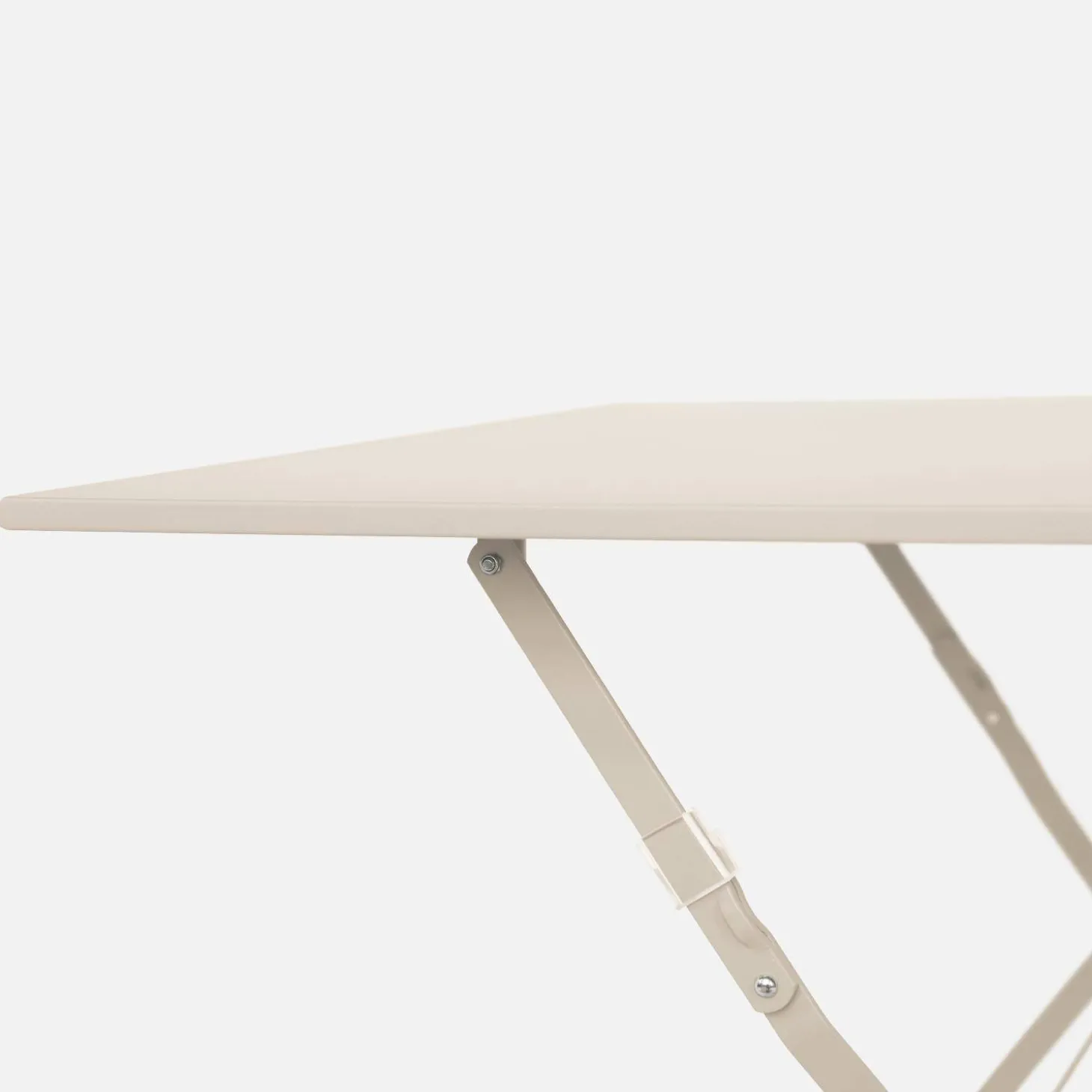 Conjunto de jardim com mesa bistrô dobrável em aço com 2 cadeiras, 70cm