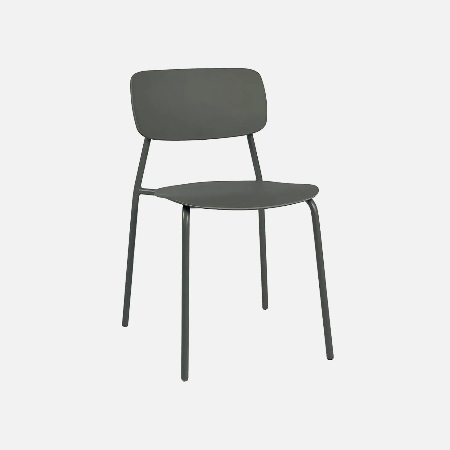 Conjunto de jardim com mesa dobrável de metal com 6 cadeiras