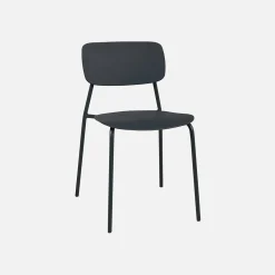 Conjunto de jardim com mesa dobrável de metal com 6 cadeiras