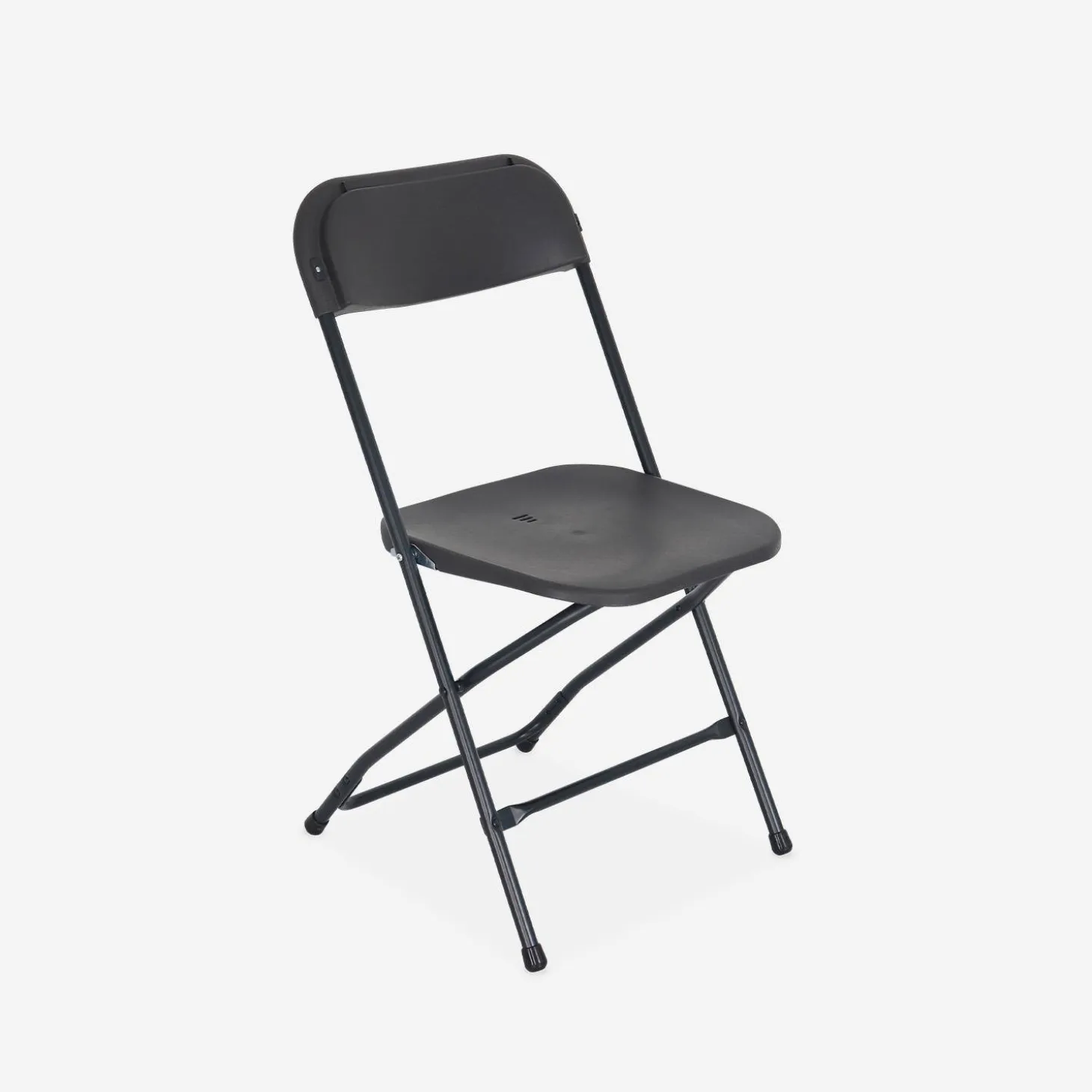 Conjunto de jardim com mesa dobrável para eventos em plástico com 12 cadeiras, conjunto de 2