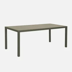 Conjunto de jardim com mesa em alumínio com 8 cadeiras