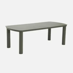 Conjunto de jardim com mesa em alumínio com 8 cadeiras