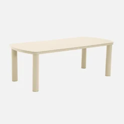 Conjunto de jardim com mesa em alumínio com 8 cadeiras