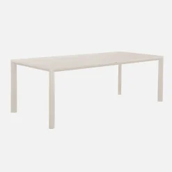 Conjunto de jardim com mesa em alumínio com 2 bancos, 8 lugares
