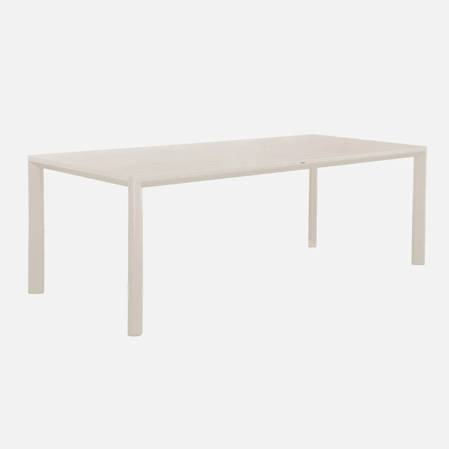 Conjunto de jardim com mesa em alumínio com 2 bancos, 8 lugares