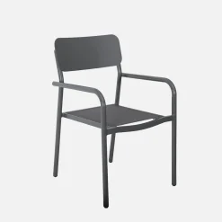 Conjunto de jardim com mesa em alumínio com 1 banco e 4 cadeiras