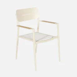 Conjunto de jardim com mesa em alumínio com 8 cadeiras