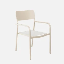 Conjunto de jardim com mesa em alumínio com 1 banco e 4 cadeiras