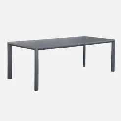 Conjunto de jardim com mesa em alumínio com 2 bancos, 8 lugares