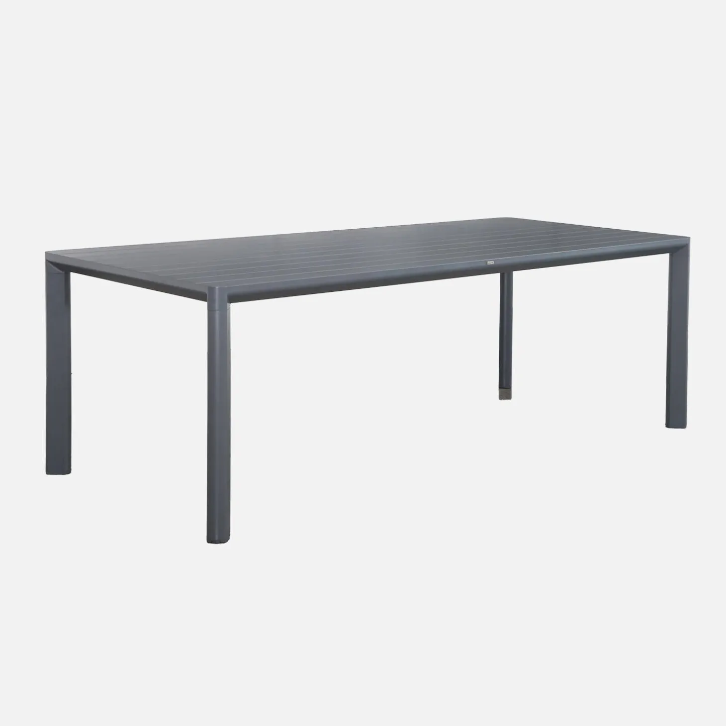 Conjunto de jardim com mesa em alumínio com 2 bancos, 8 lugares