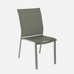 Conjunto de jardim com mesa extensível em alumínio com 12 cadeiras