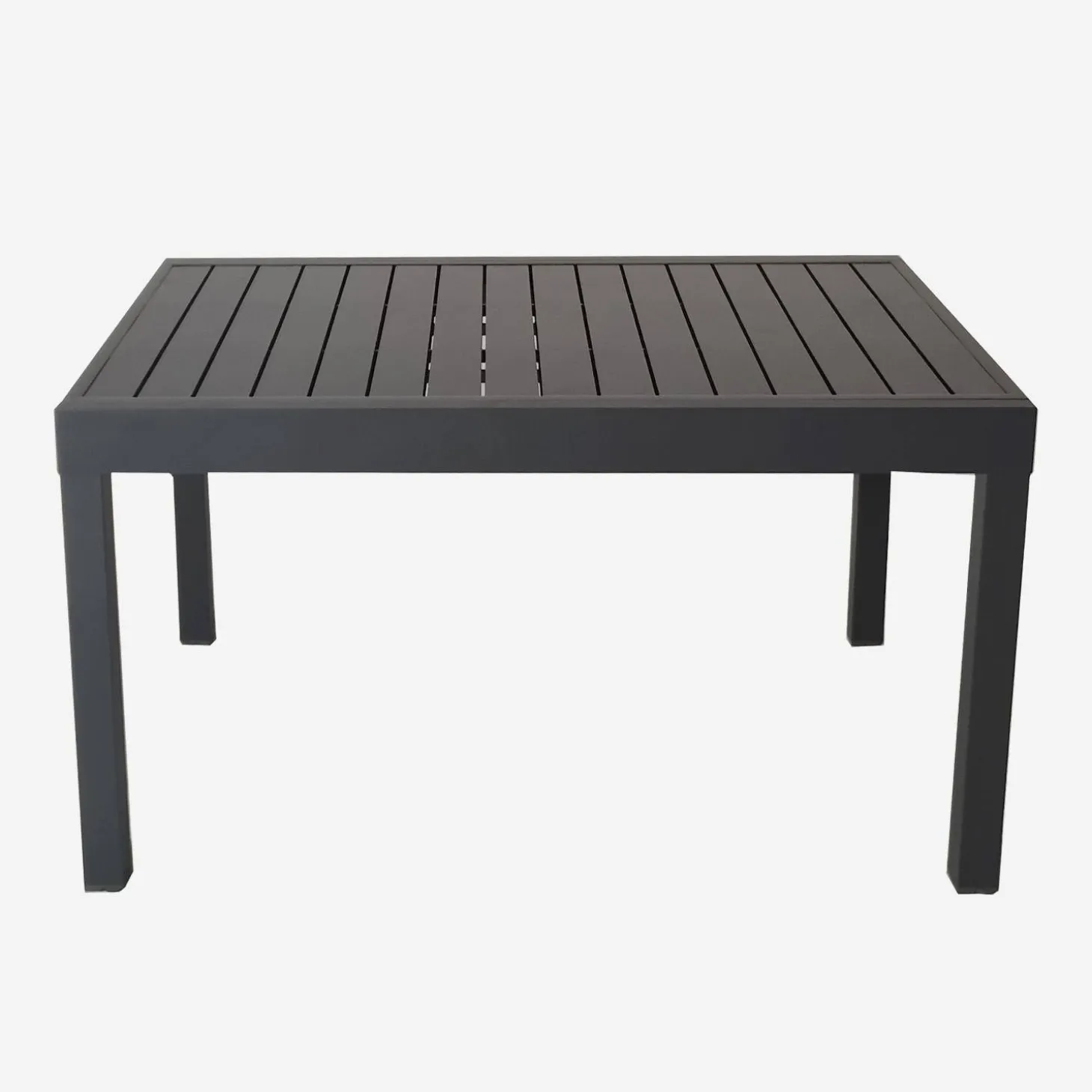 Conjunto de jardim com mesa extensível em alumínio e textilene com 8 cadeiras