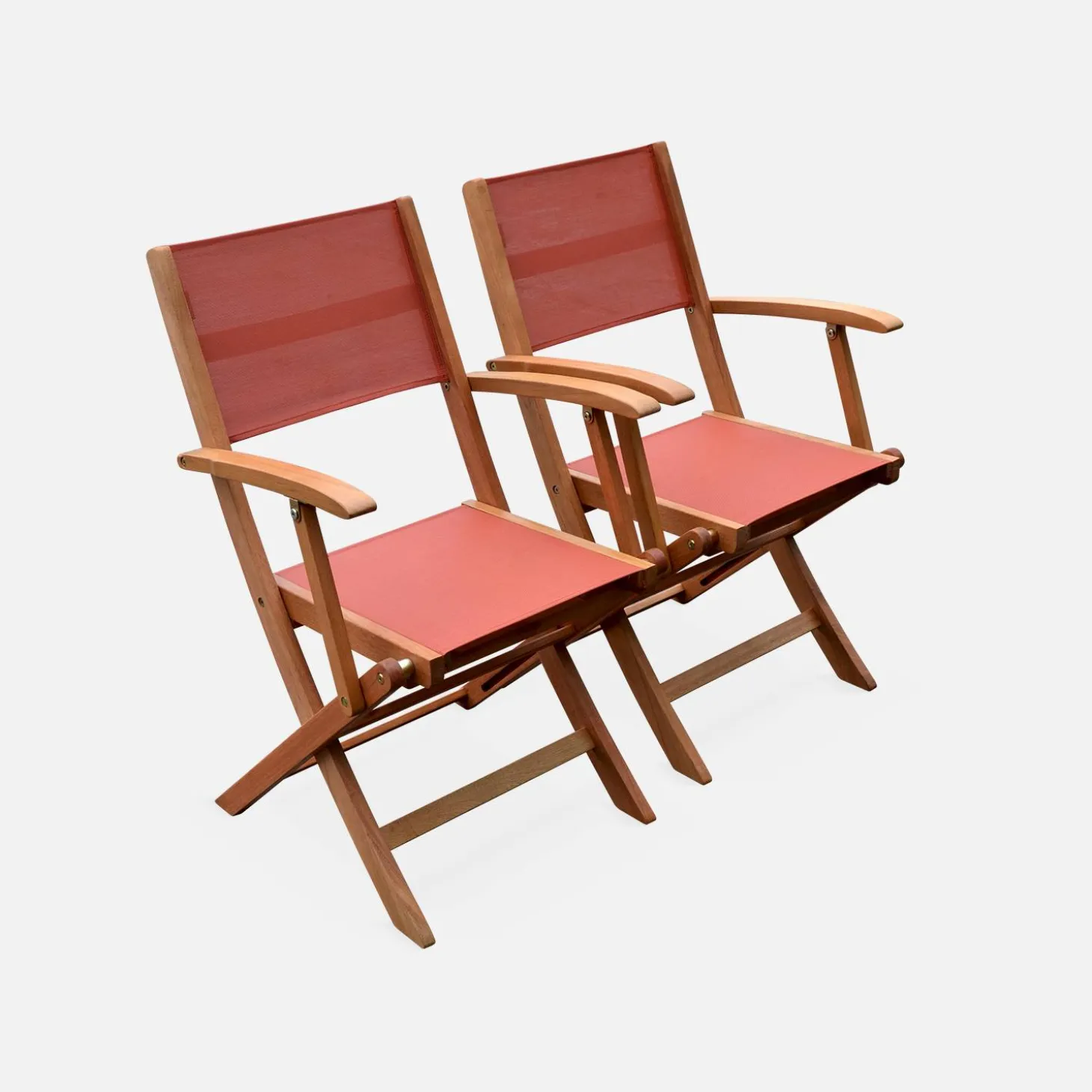 Conjunto de jardim com mesa extensível em madeira com 10 cadeiras
