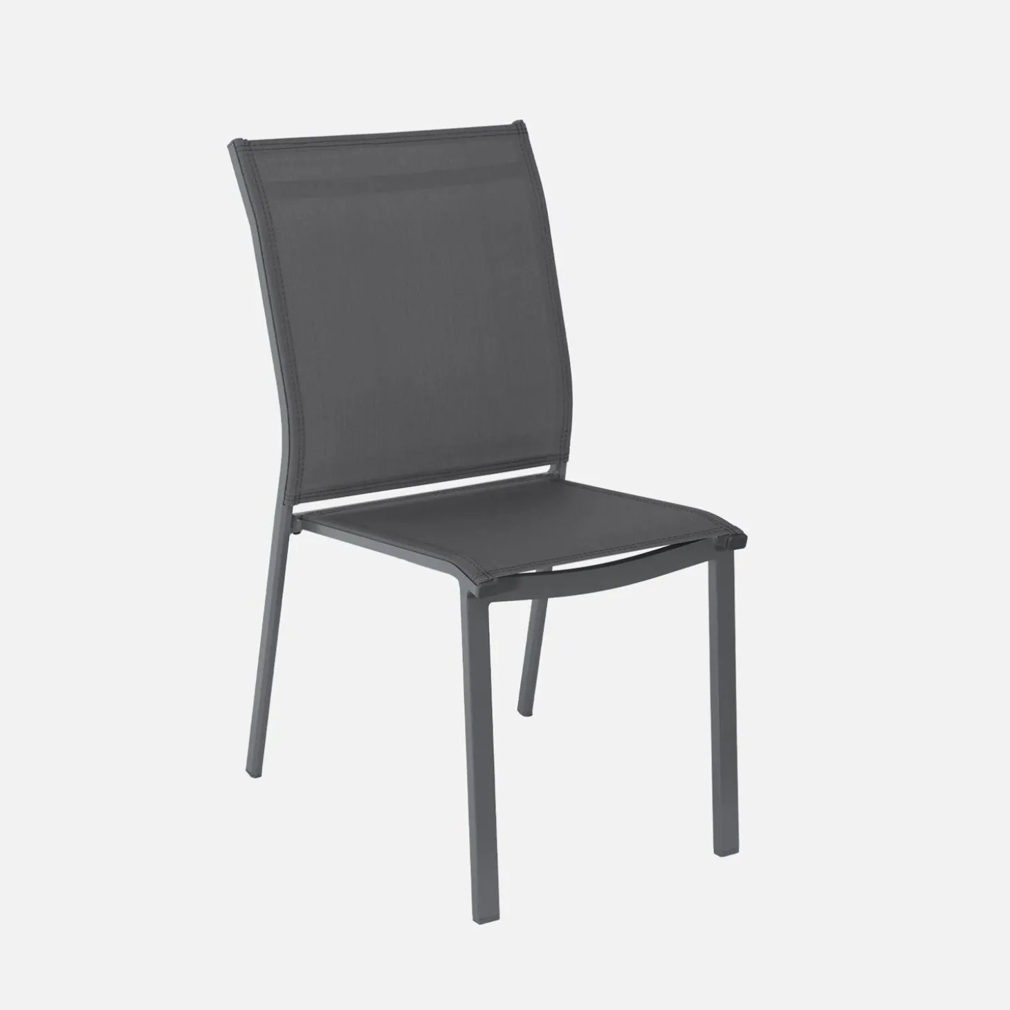 Conjunto de jardim com mesa extensível em alumínio com 4 cadeiras e 2 poltronas