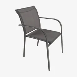 Conjunto de jardim com mesa extensível em alumínio com 10 cadeiras