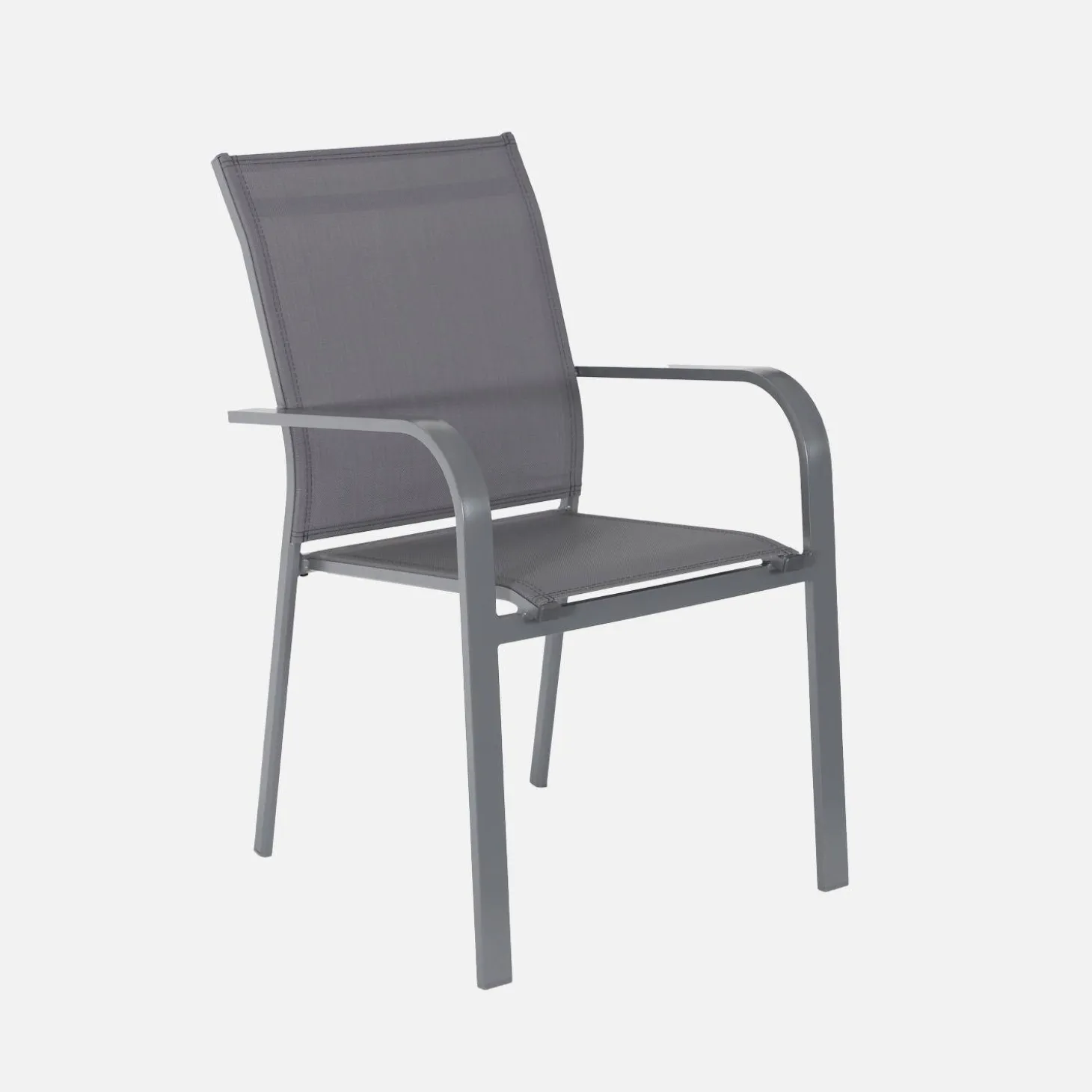 Conjunto de jardim com mesa extensível em alumínio com 12 cadeiras