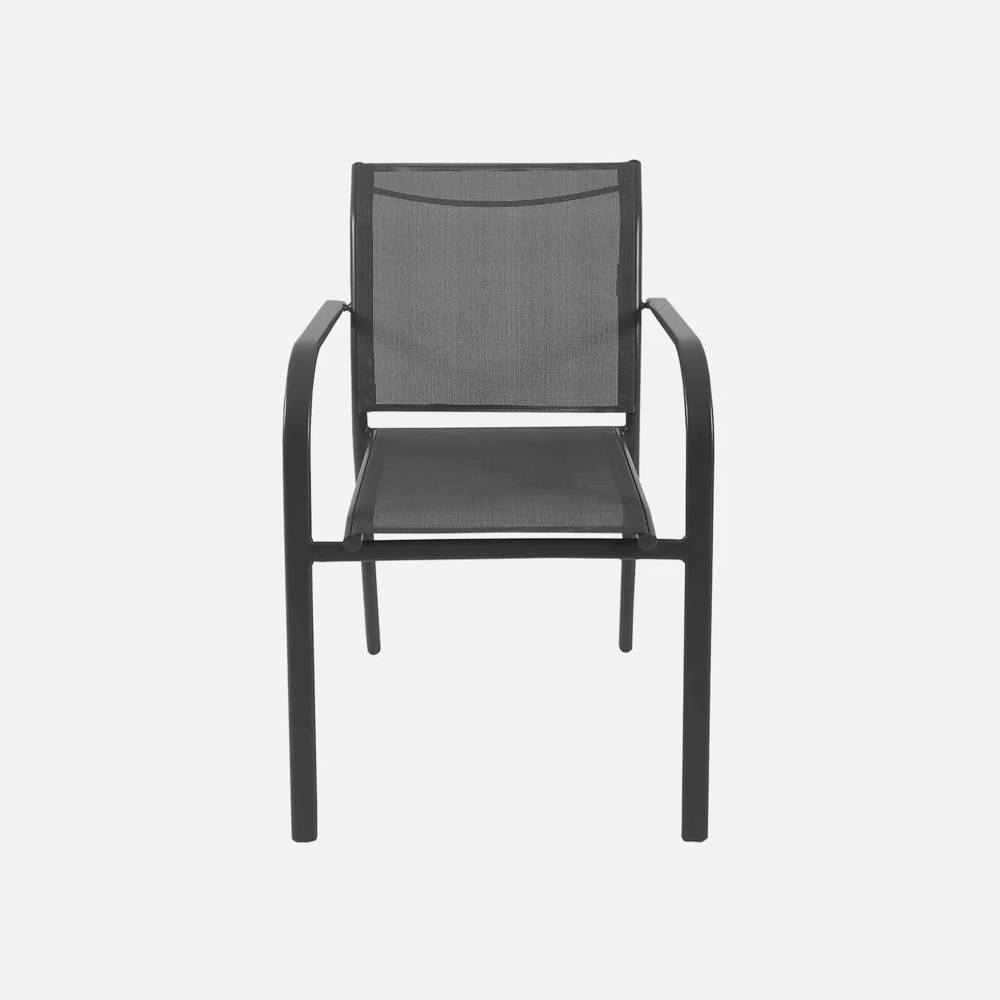 Conjunto de jardim com mesa extensível em alumínio com 8 cadeiras