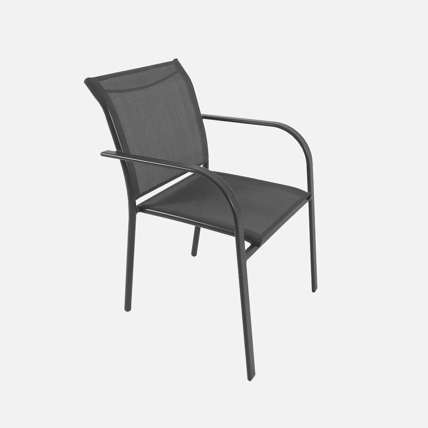 Conjunto de jardim com mesa extensível em alumínio com 8 cadeiras