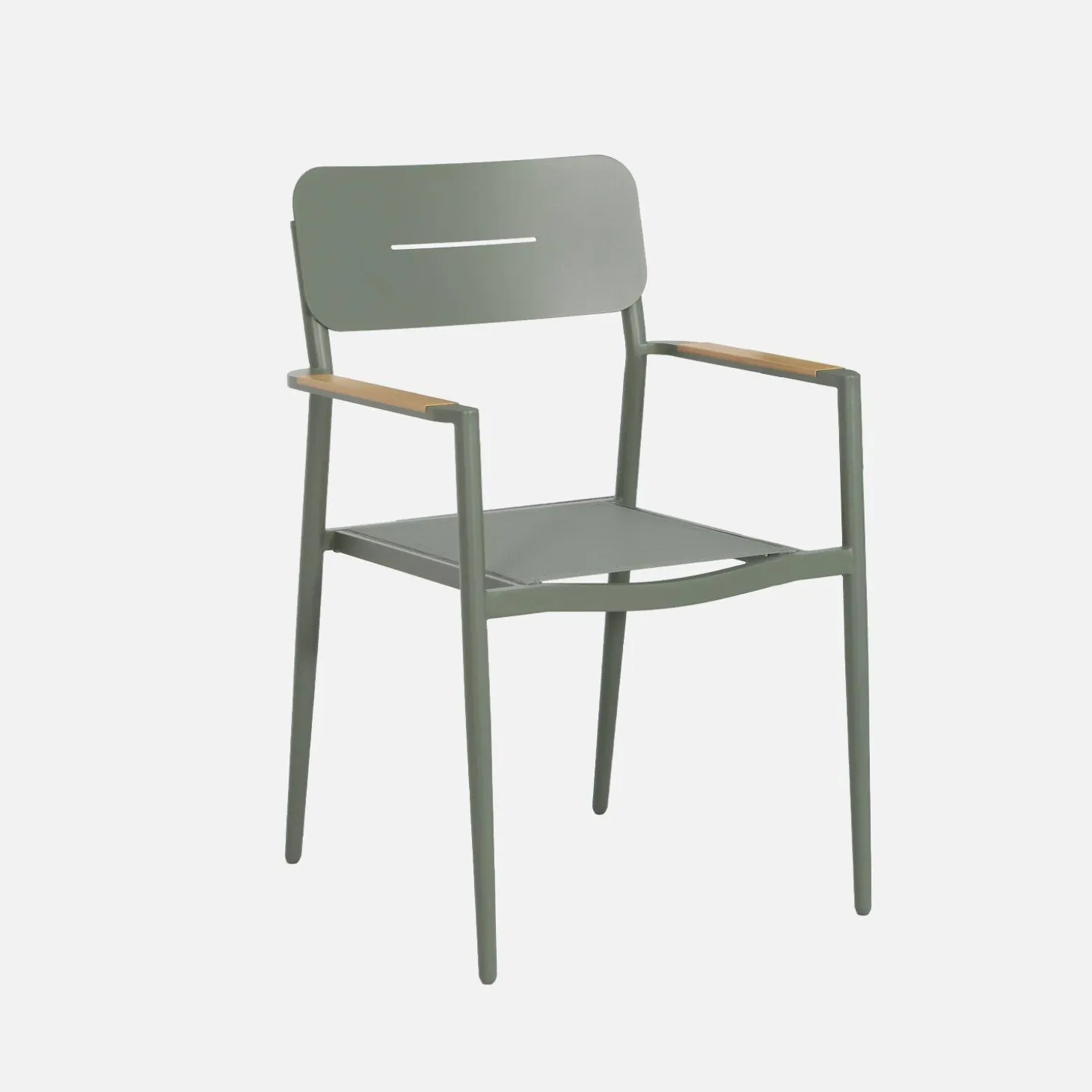 Conjunto de jardim com mesa oval extensível em alumínio com 8 cadeiras