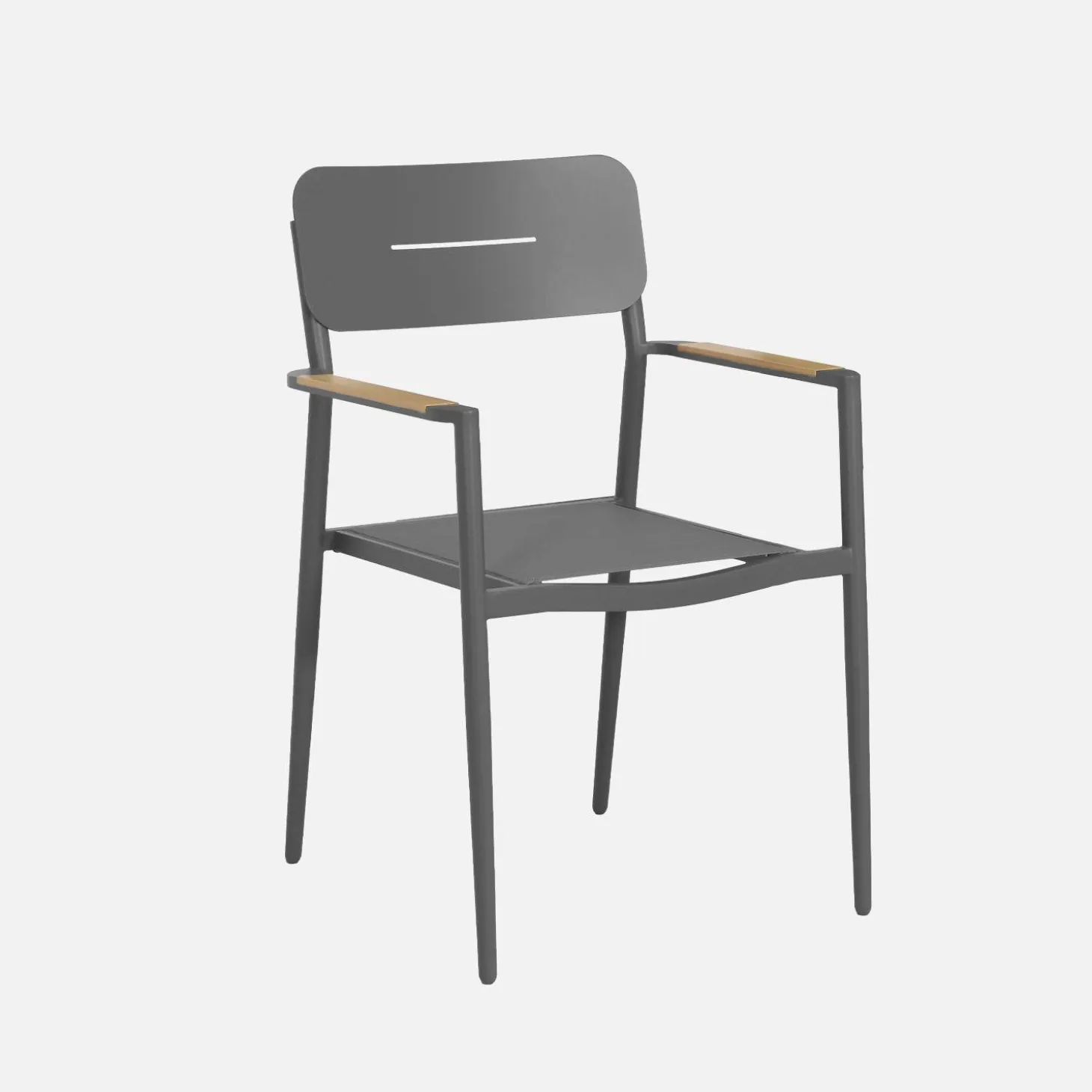 Conjunto de jardim com mesa oval extensível em alumínio com 10 cadeiras