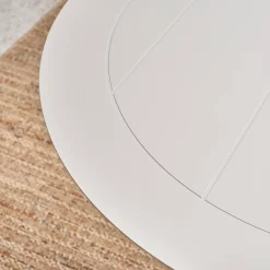 Conjunto de jardim com mesa oval extensível em alumínio com 6 cadeiras