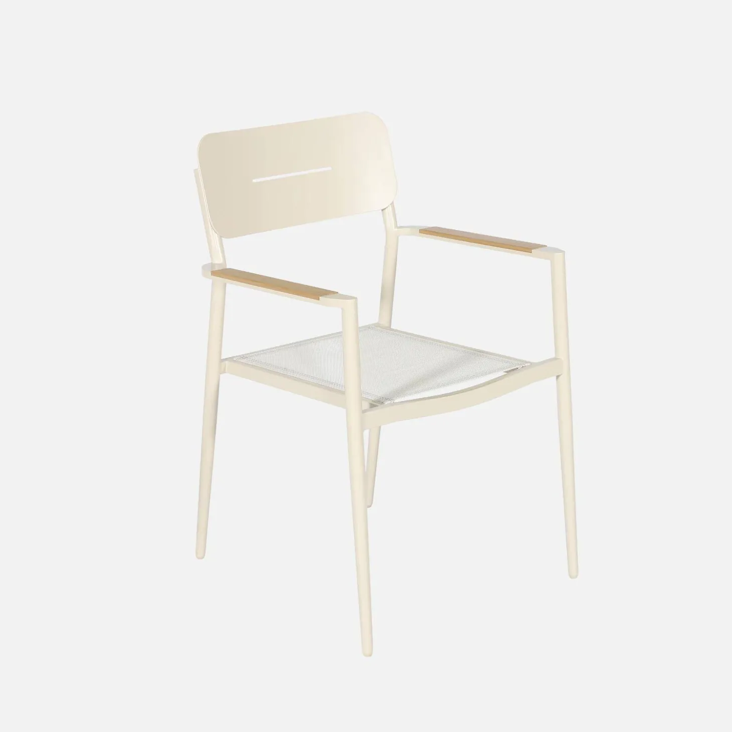 Conjunto de jardim com mesa oval extensível em alumínio com 6 cadeiras