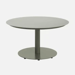 Conjunto de jardim com mesa redonda em alumínio com 6 cadeiras