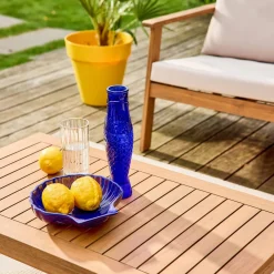 Conjunto de jardim em madeira de acácia, 4 lugares