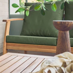 Conjunto de jardim em madeira de acácia, 5 lugares