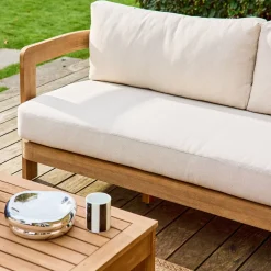 Conjunto de jardim em madeira de acácia, 4 pessoas
