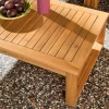 Conjunto de jardim modular em madeira de acácia, 4 lugares