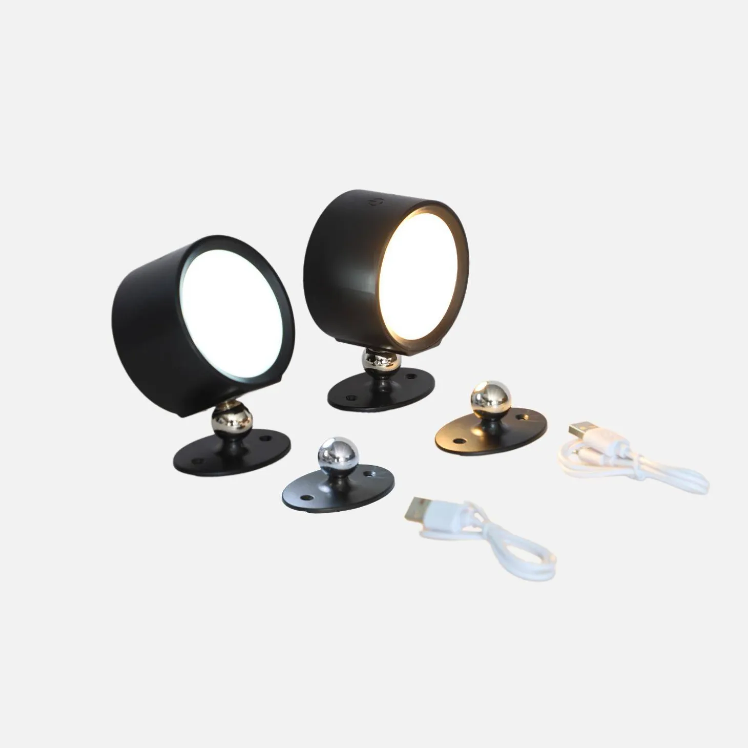 Conjunto de 2 lâmpadas recarregáveis para pérgola