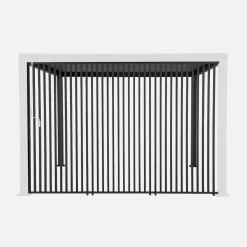 Conjunto de 3 persianas verticais 1.3m para pérgola bioclimática de alumínio 4x3m