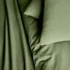 Conjunto de roupa de cama em gaze de algodão caqui