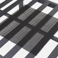 Conjunto de sofá de jardim com estrutura em alumínio, 5 lugares
