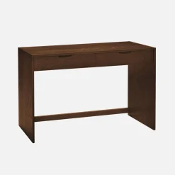 Consola com efeito madeira com 2 gavetas, 120cm