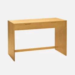 Consola com efeito madeira com 2 gavetas, 120cm