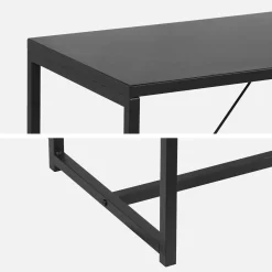 Consola metálica com barra de reforço, 120cm