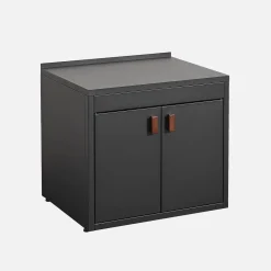 Cozinha externa de aço 2 portas, 75,5cm