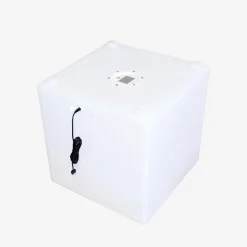 Cubo luminoso LED com bateria para interior/exterior