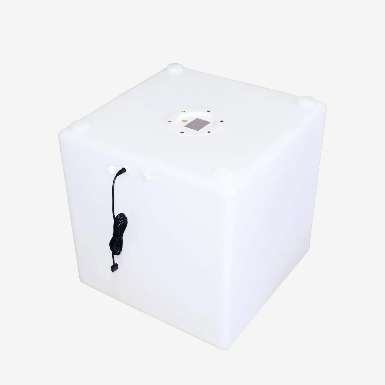 Cubo luminoso LED com bateria para interior/exterior