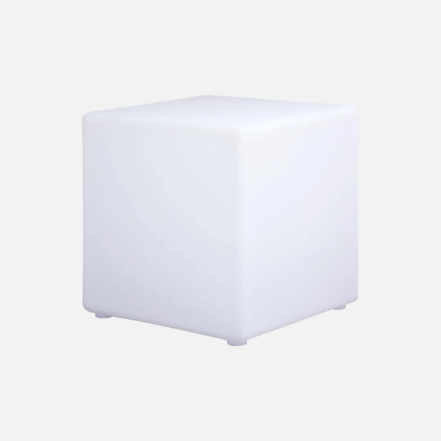 Cubo luminoso LED com bateria para interior/exterior