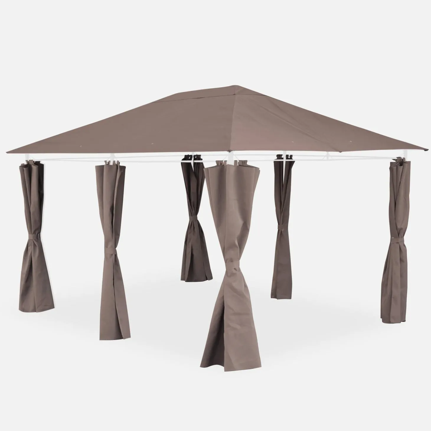 Dossel e cortinas para gazebo, Divio 3x4m