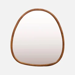 Espelho de madeira de abeto, 55cm