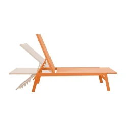 Espreguiçadeira de aço multi posições, conjunto de 2