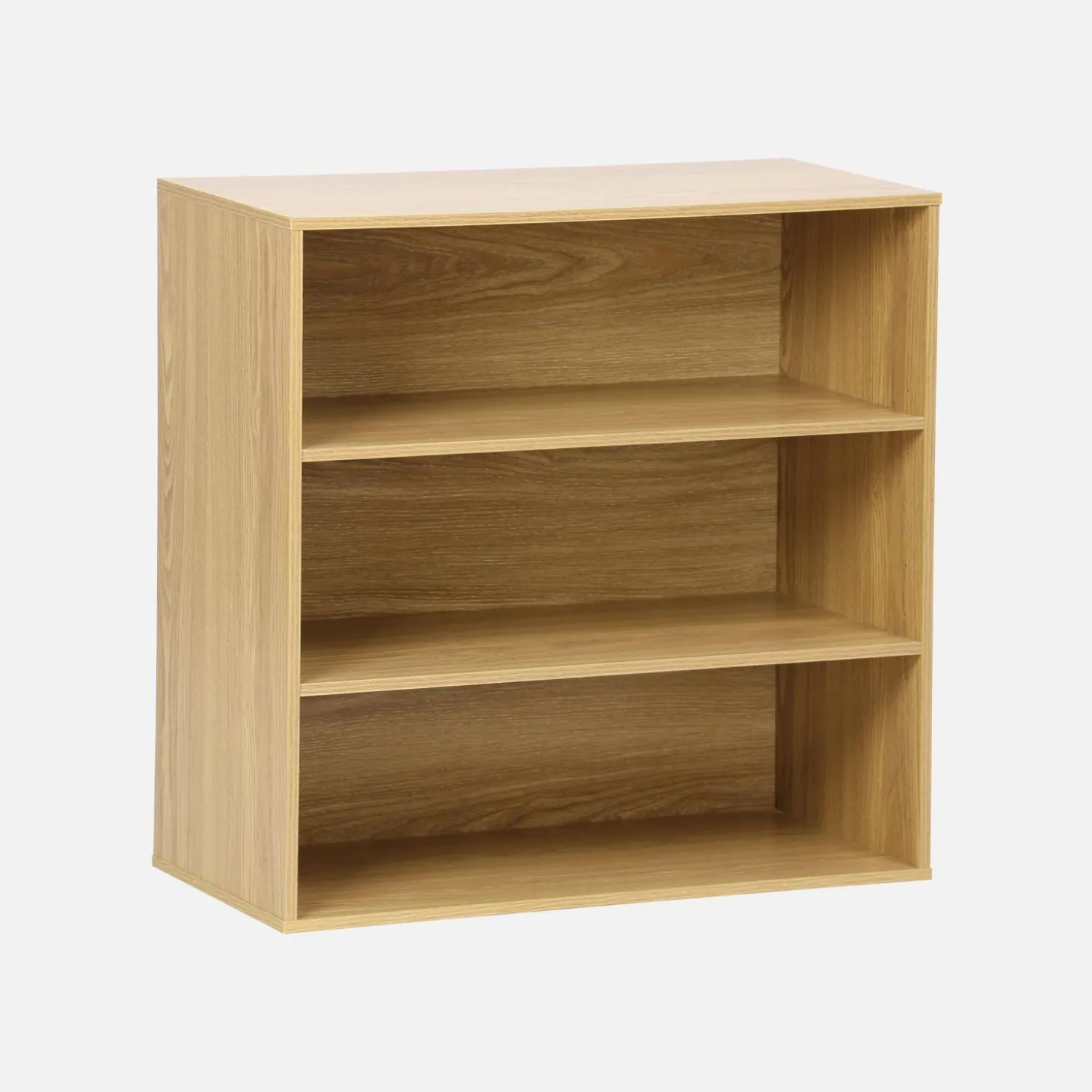 Estante, biblioteca, módulo de armazenamento de 3 prateleiras