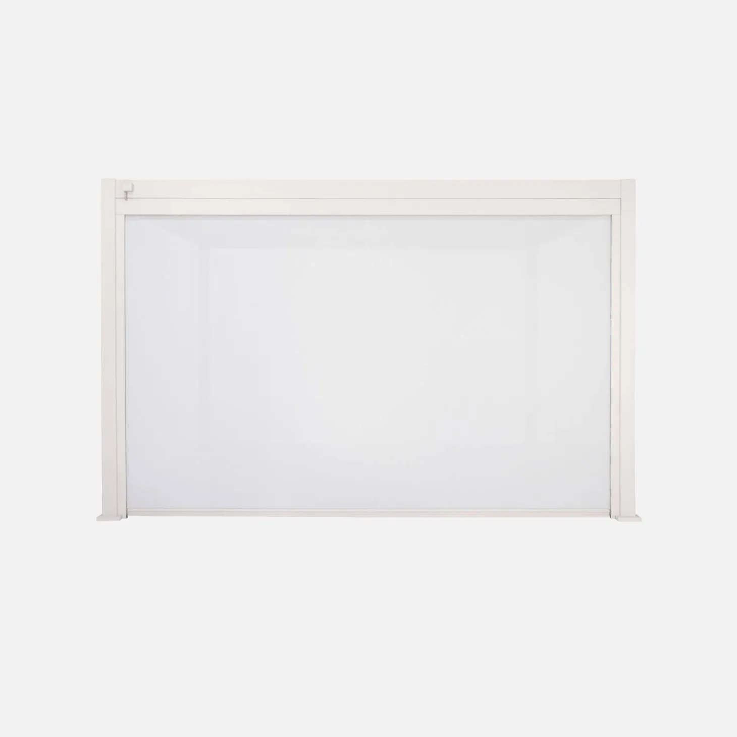Estore lateral de enrolar em alumínio e textilene para pérgola bioclimática, 4m