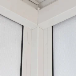 Estore lateral de enrolar em alumínio e textilene para pérgola bioclimática, 4m
